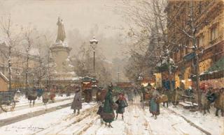 Eugene Galien-Laloue - Place de la République