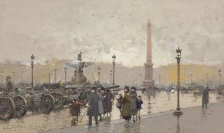 Eugène Galien-Laloue - Place Vendôme, Paris