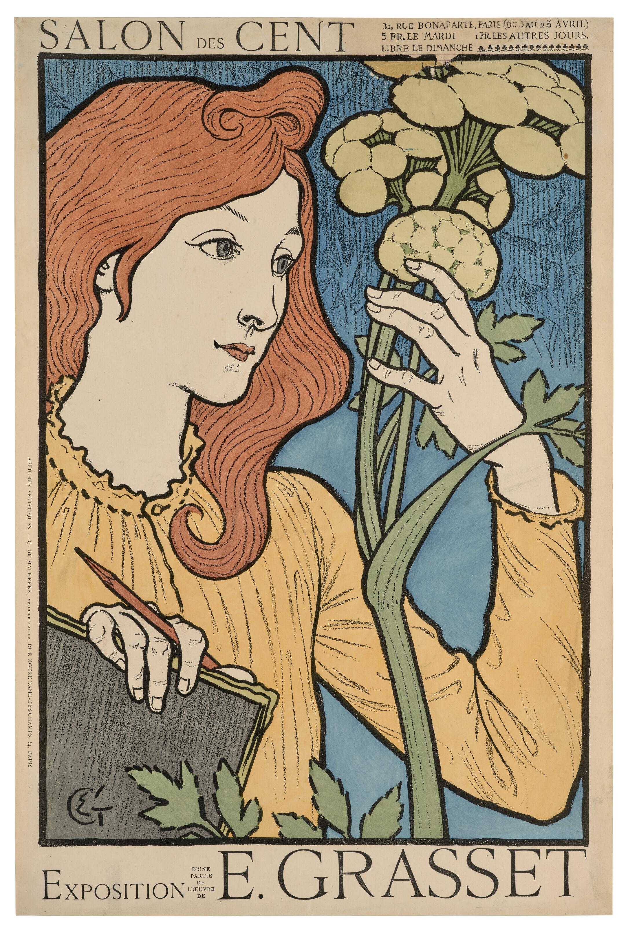 Eugene Grasset - Salon des Cent, Exposition d\'une partie de l\'oeuvre de E. Grasset