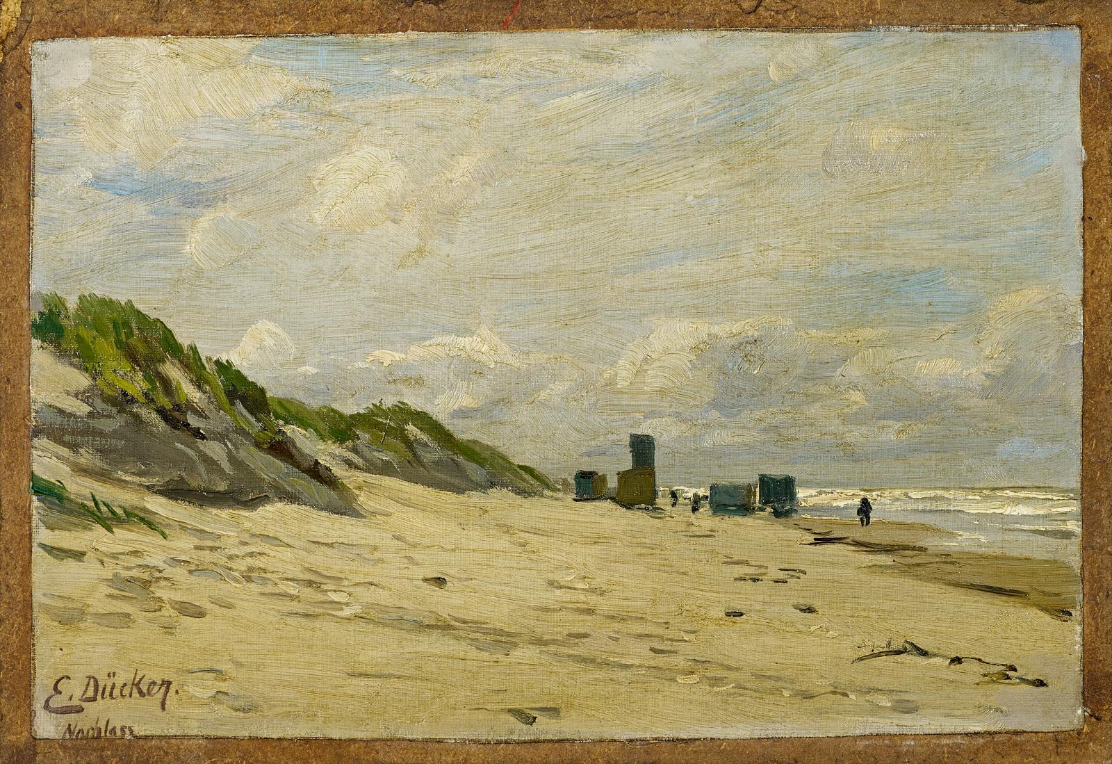 Eugène Gustav Dücker - Am Nordseestrand