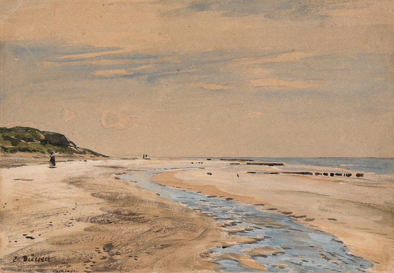 Eugène Gustav Dücker - Am Nordseestrand