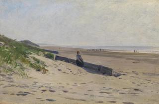 Eugène Gustav Dücker - Am Strand