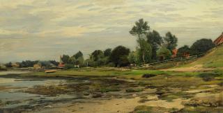 Eugène Gustav Dücker - An der Ostseeküste.