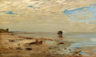 Eugène Gustav Dücker - Strandansicht