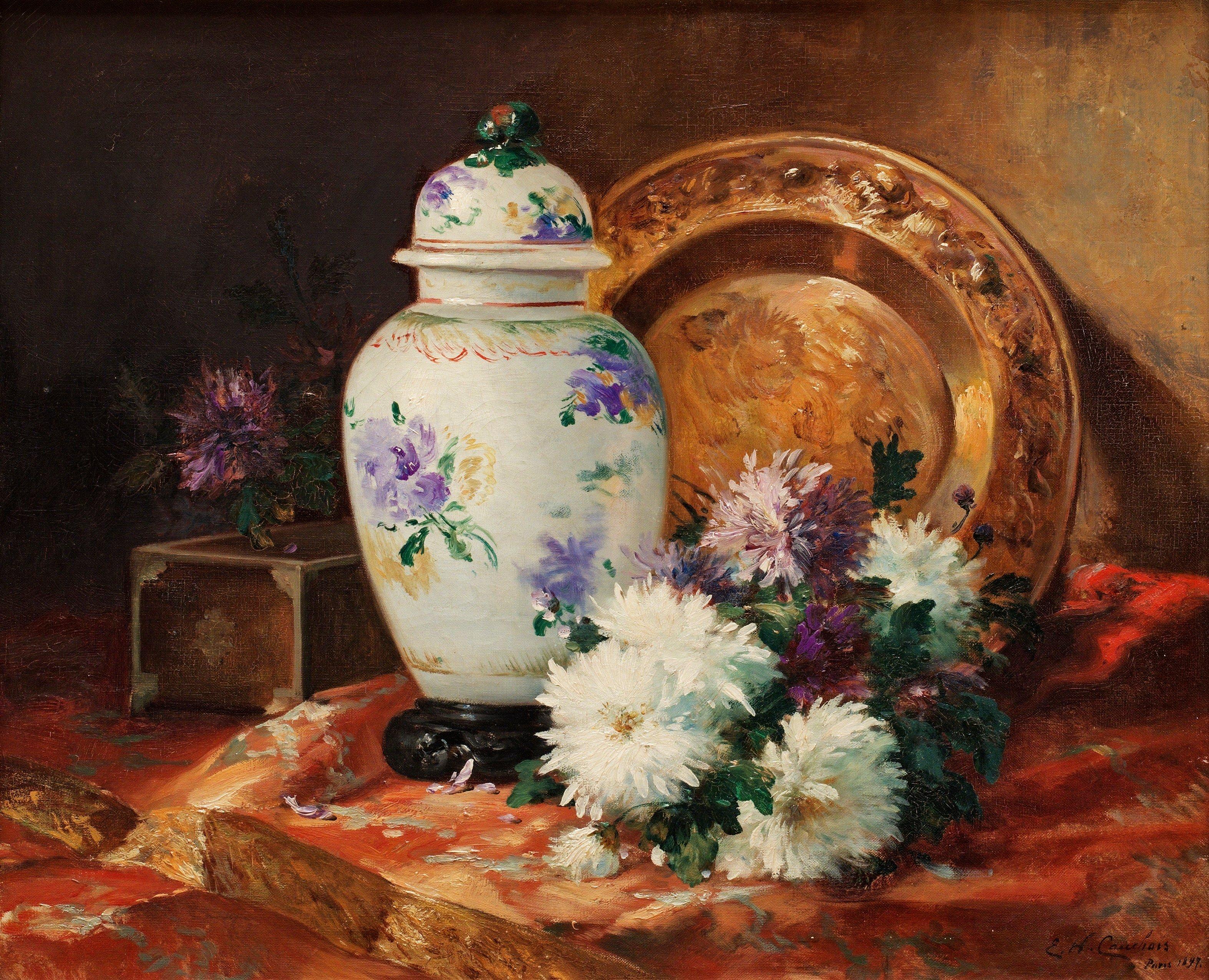 Eugène Henri Cauchois - Still life