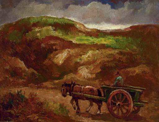Eugene Higgins - The Horse Drawn Cart