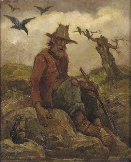 Eugene Higgins - The Old Traveller