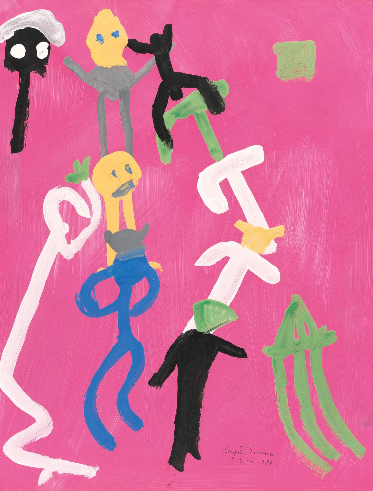 Eugène Ionesco - 2 Bll.: „Envol“ – „Les inquiets“