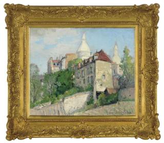 Eugène Jacques Schlumberger - Montmartre et le Sacre Coeur