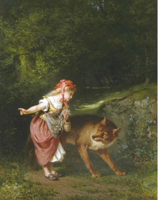 Eugene Joseph Lejeune - Little Red Riding Hood