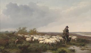 Eugène Joseph Verboeckhoven - Returning home