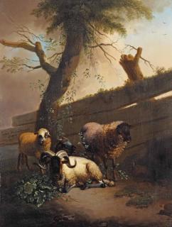 Eugène Joseph Verboeckhoven - Sheep Resting Under A Tree