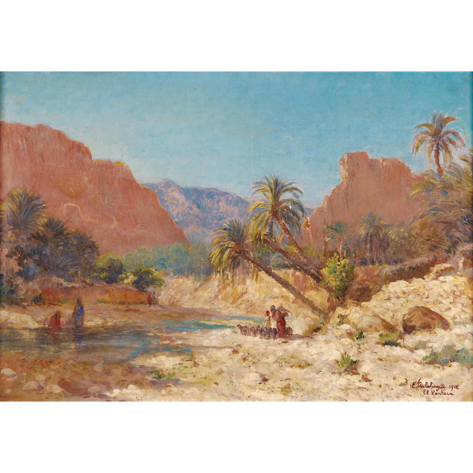 Eugène-Jules Delahogue - Oued À El Kantara