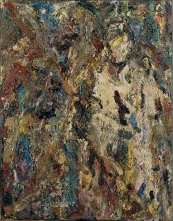 Eugène Leroy - Homme Bleue