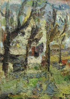 Eugène Leroy - Les Poiriers