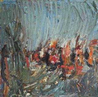 Eugène Leroy - Untitled (Moses and the Burning Bush)