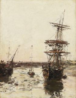 Eugène Louis Boudin - Avant-Port De Trouville