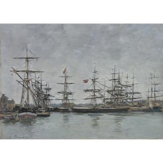 Eugène Louis Boudin - Deauville, Le Bassin