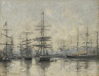 Eugène Louis Boudin - Le Havre. L\'Avant-Port