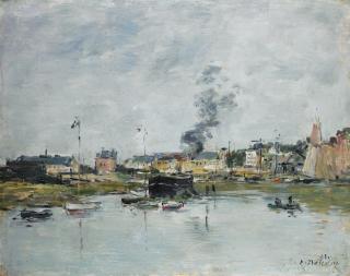 Eugène Louis Boudin - Le Port De Trouville