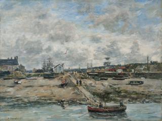Eugène Louis Boudin - Trouville. Le Bac De Deauville
