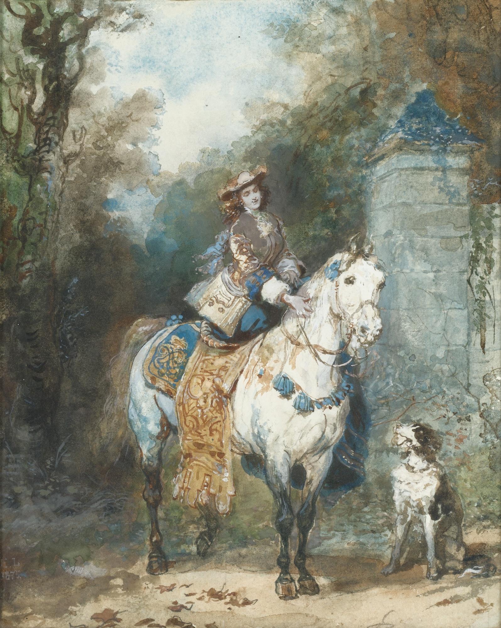 Eugène-Louis Lami - Amazone