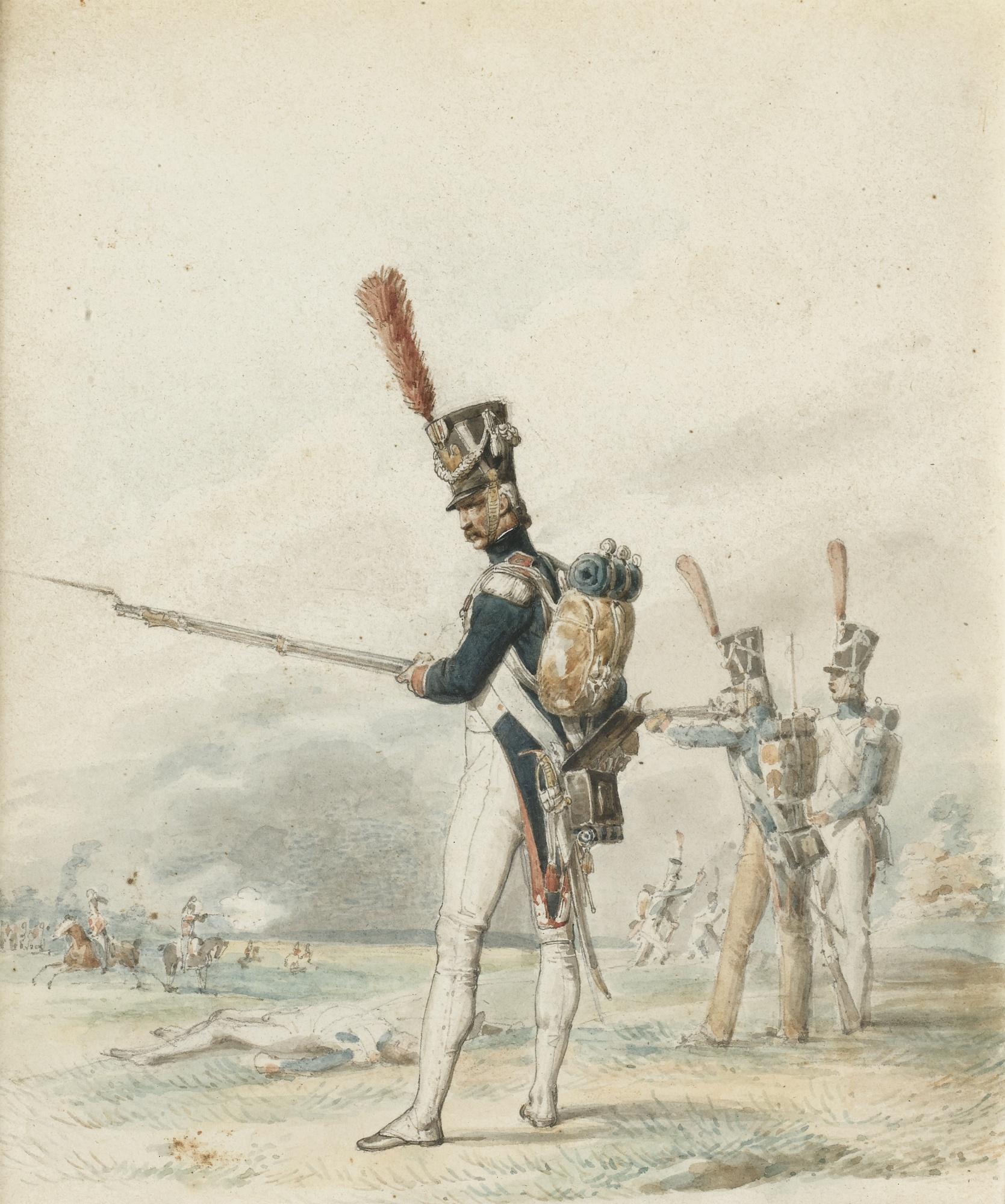 Eugène-Louis Lami - Infanterie De La Jeune Garde En 1812