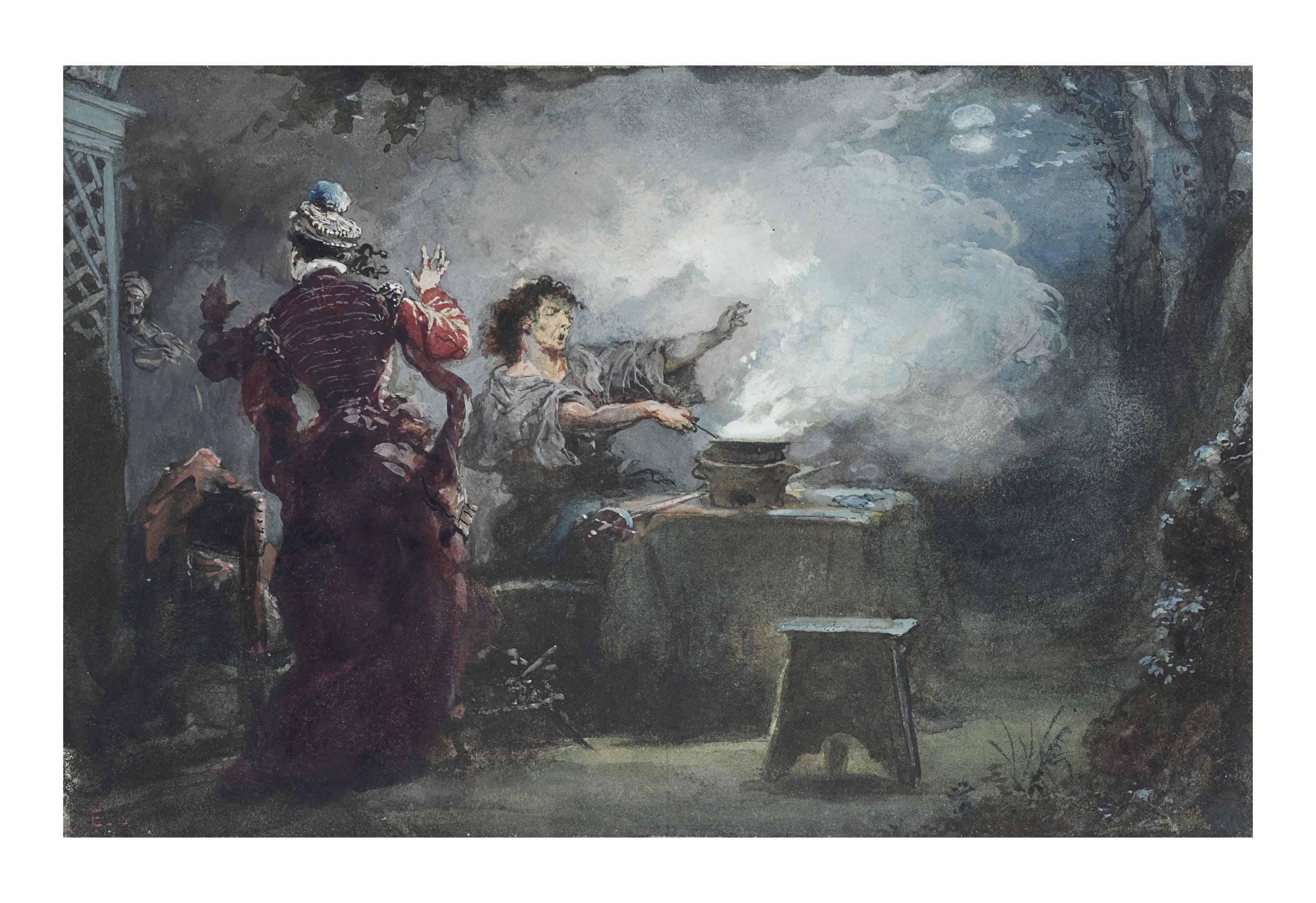 Eugene-Louis Lami - La Magie