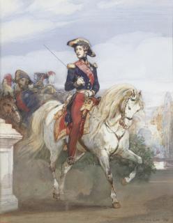 Eugène-Louis Lami - Le Duc D\'Orléans À Cheval
