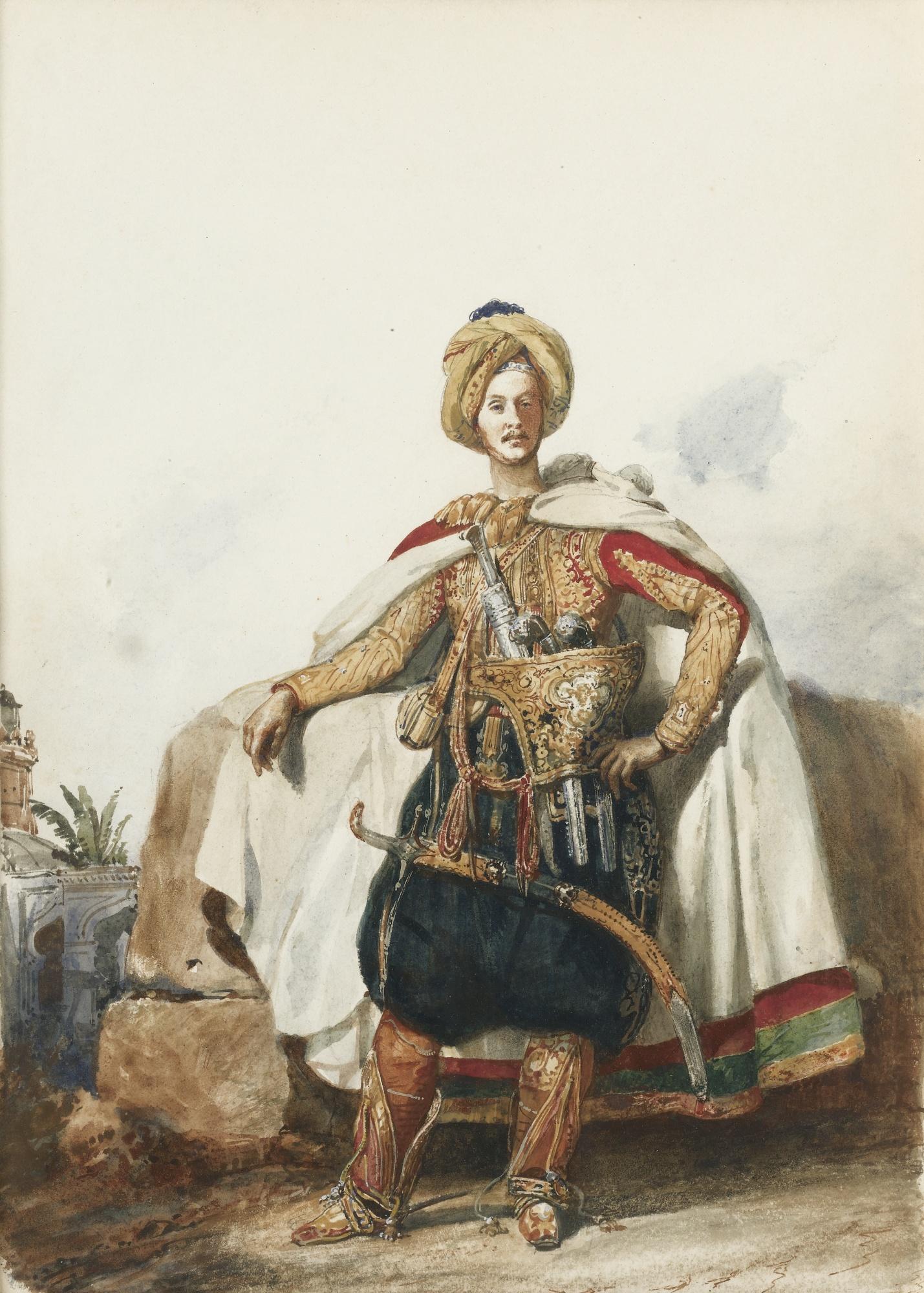 Eugène-Louis Lami -  Le Duc D\'Orléans En Costume Oriental