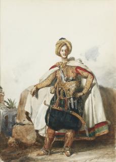 Eugène-Louis Lami -  Le Duc D\'Orléans En Costume Oriental