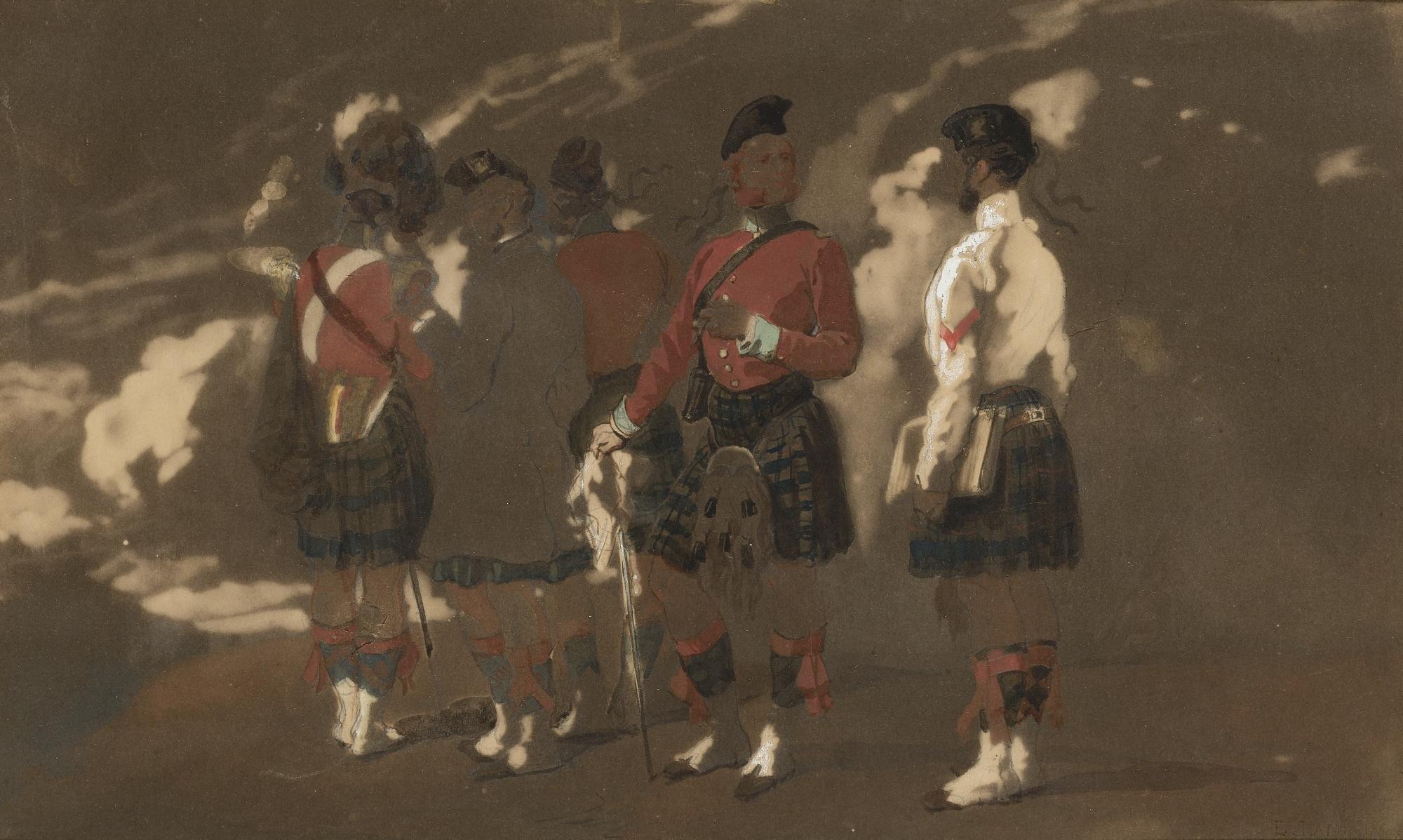 Eugène-Louis Lami - Officiers Du 79E Highlanders