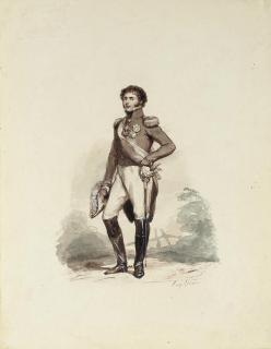 Eugène-Louis Lami - Portrait Of Maréchal Jean-Baptiste-Jules Bernadotte, Later King Of Sweden (1763-1844)