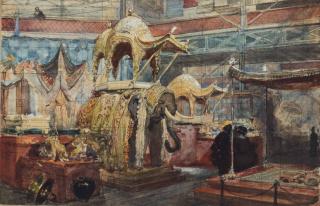 Eugène Louis Lami - The Indian Stand at the Great Exhibition of 1851