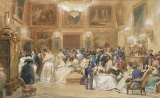 Eugène-Louis Lami - Une Soirée Chez Le Duc D\'Orléans