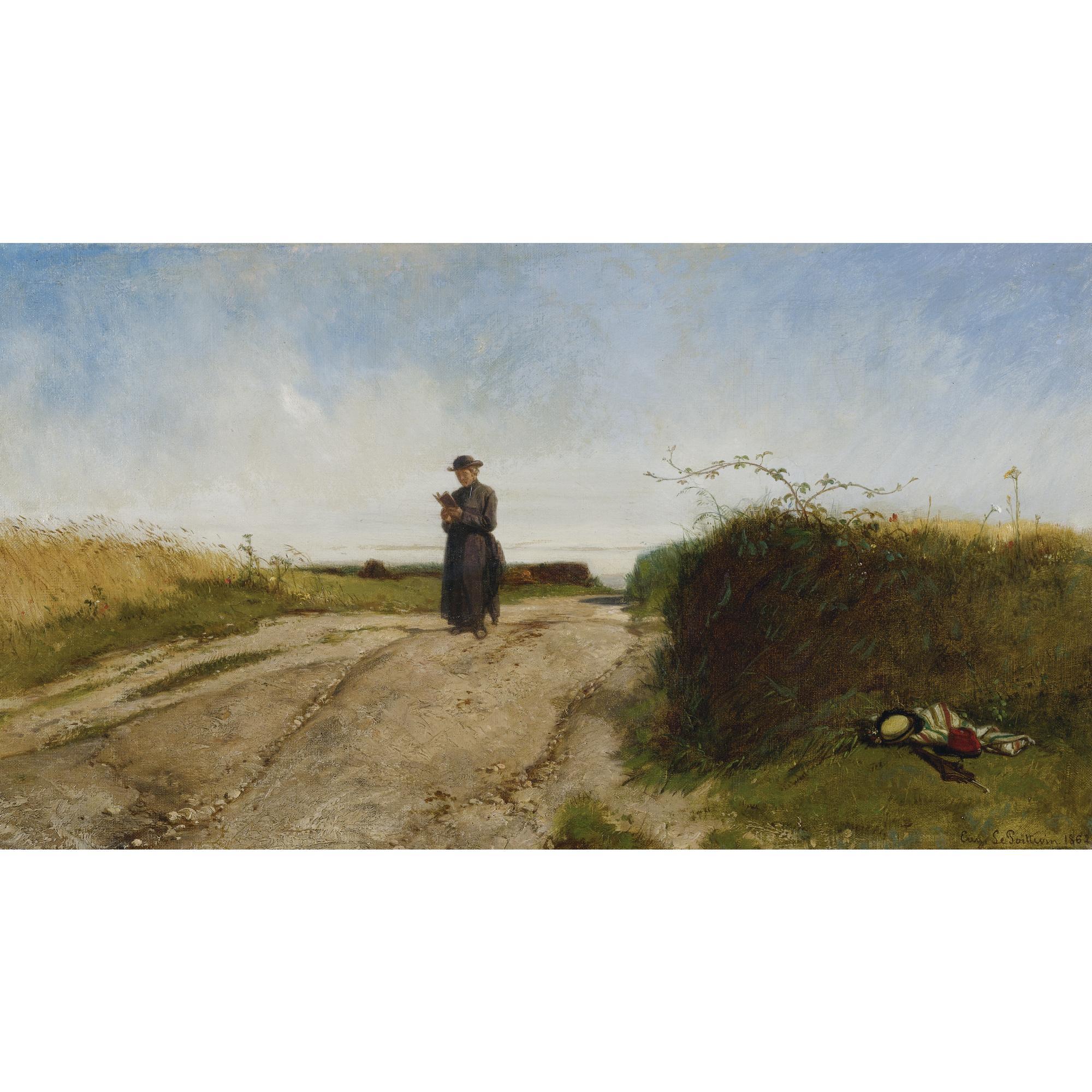 Eugène Modeste Edmond Lepoittevin - Approaching A Surprise