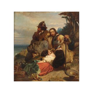 Eugène-Modeste-Edmond Lepoittevin - Having A Rest