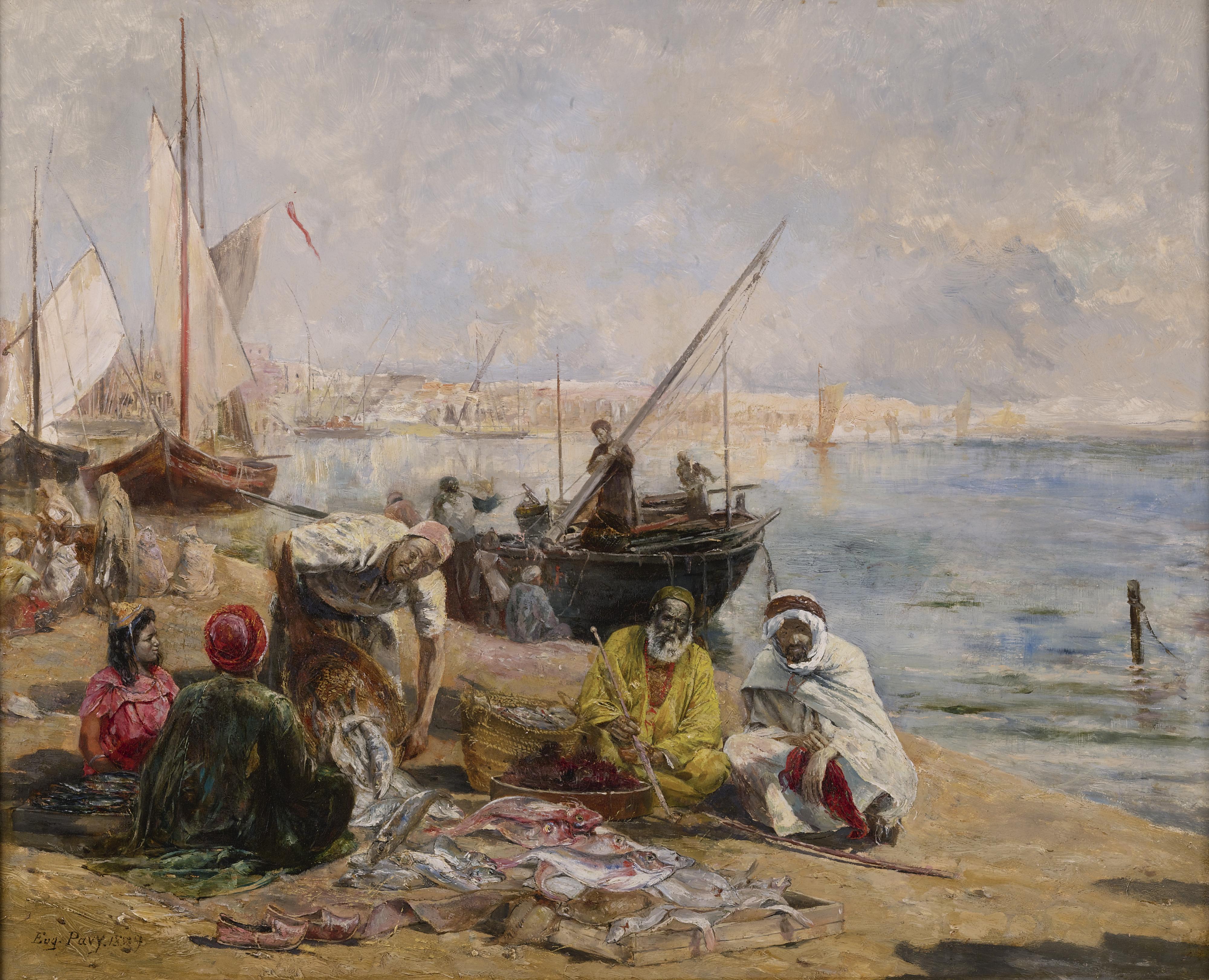 Eugène Pavy - The Fishmarket