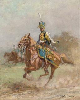 Eugène Pechaubes - An Officer of the French 5th Hussars