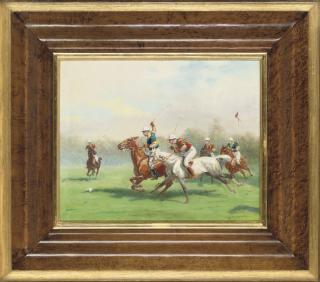 Eugène Pechaubes - The polo match