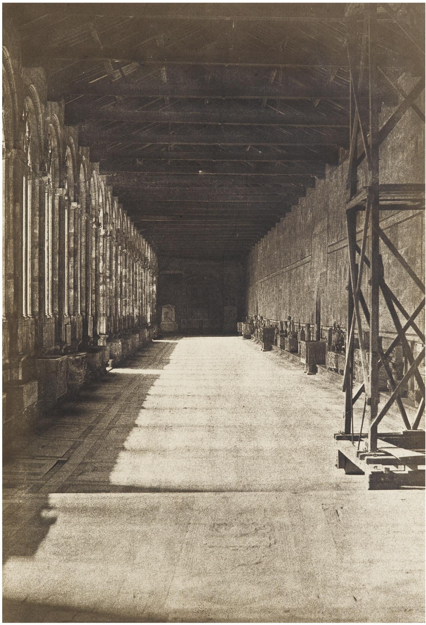 Eugène Piot - Intérieur Du Campo Santo\', Pise, 1852 \'Elévation Intérieure Du Campo Santo\', Pise, 1852 \'Les Propylées, Acropole D\'Athènes\', 1852