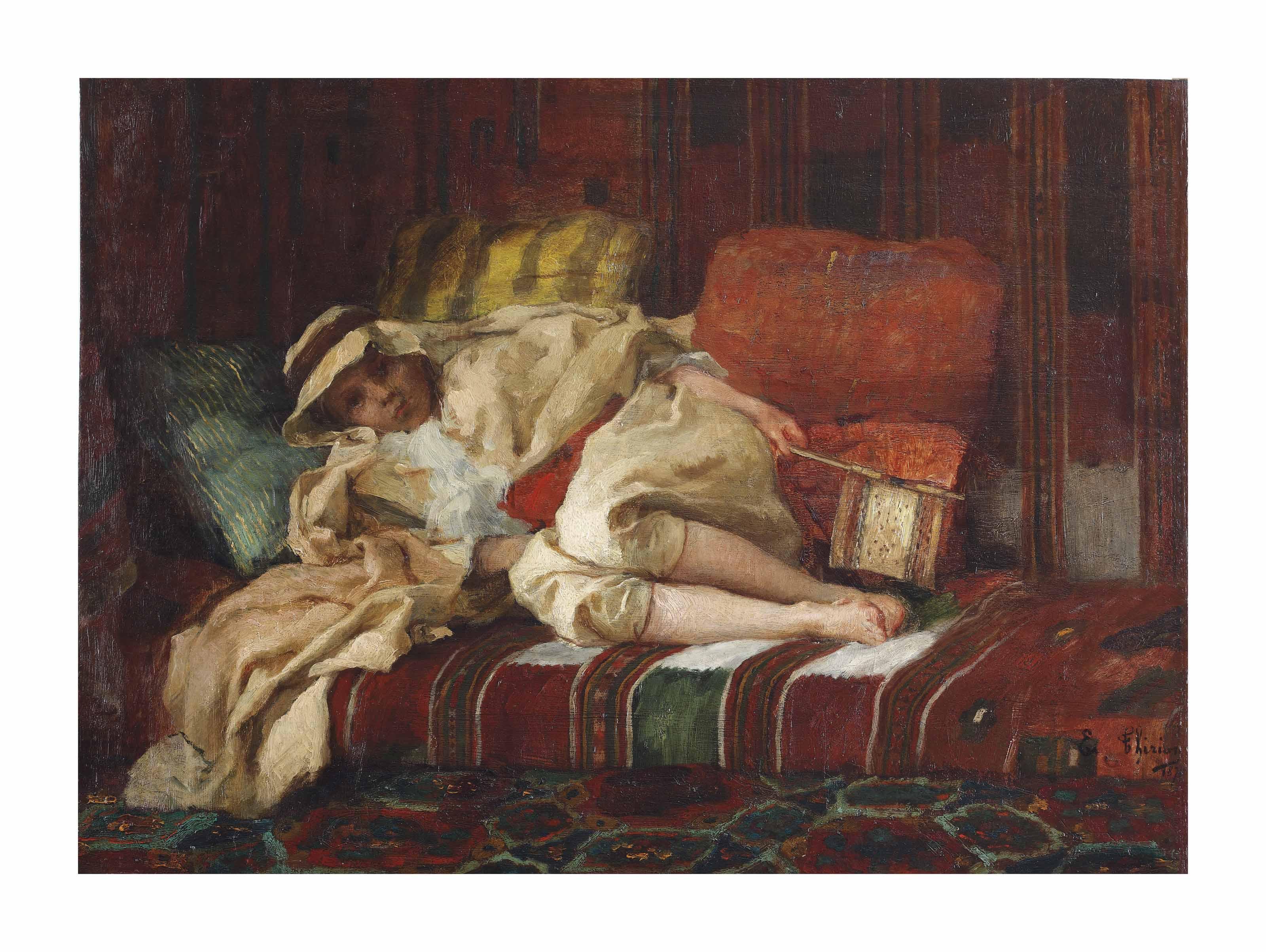 Eugène Romain Thirion - A young Oriental boy