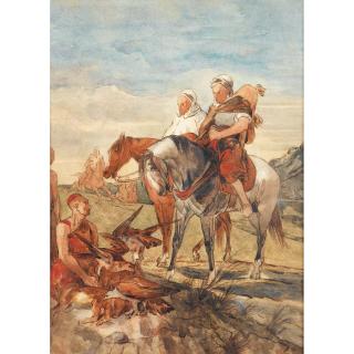 Eugène-Samuel-Auguste Fromentin - La Chasse Au Faucon
