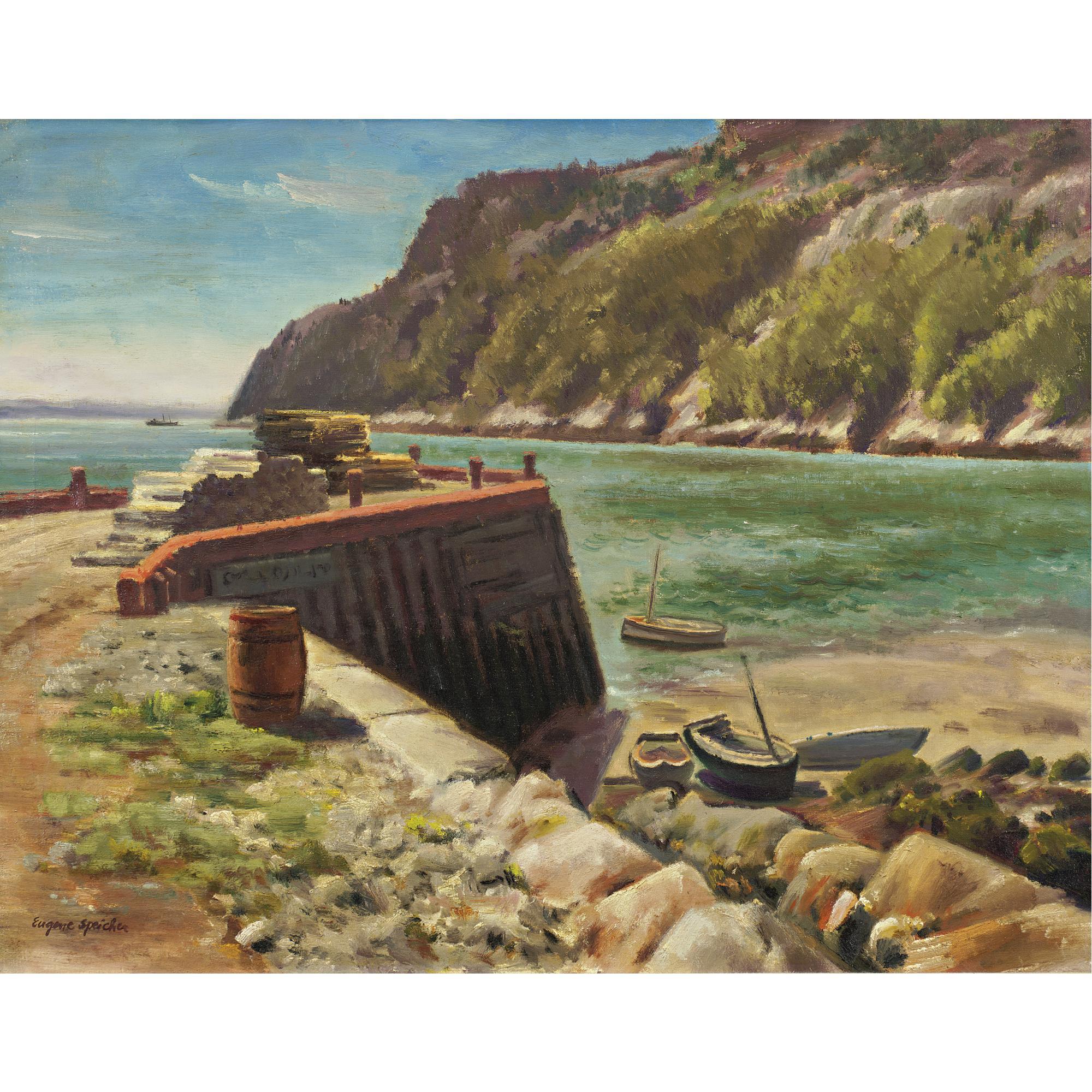 Eugene Speicher - Port Au Persil, Canada