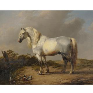 Eugène Verboeckhoven - Sharing A Drink Of Water