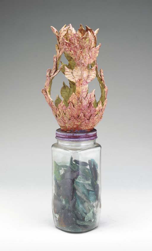 Eugene Von Bruechenhein - Untitled (Jar of Glass Arrowheads)