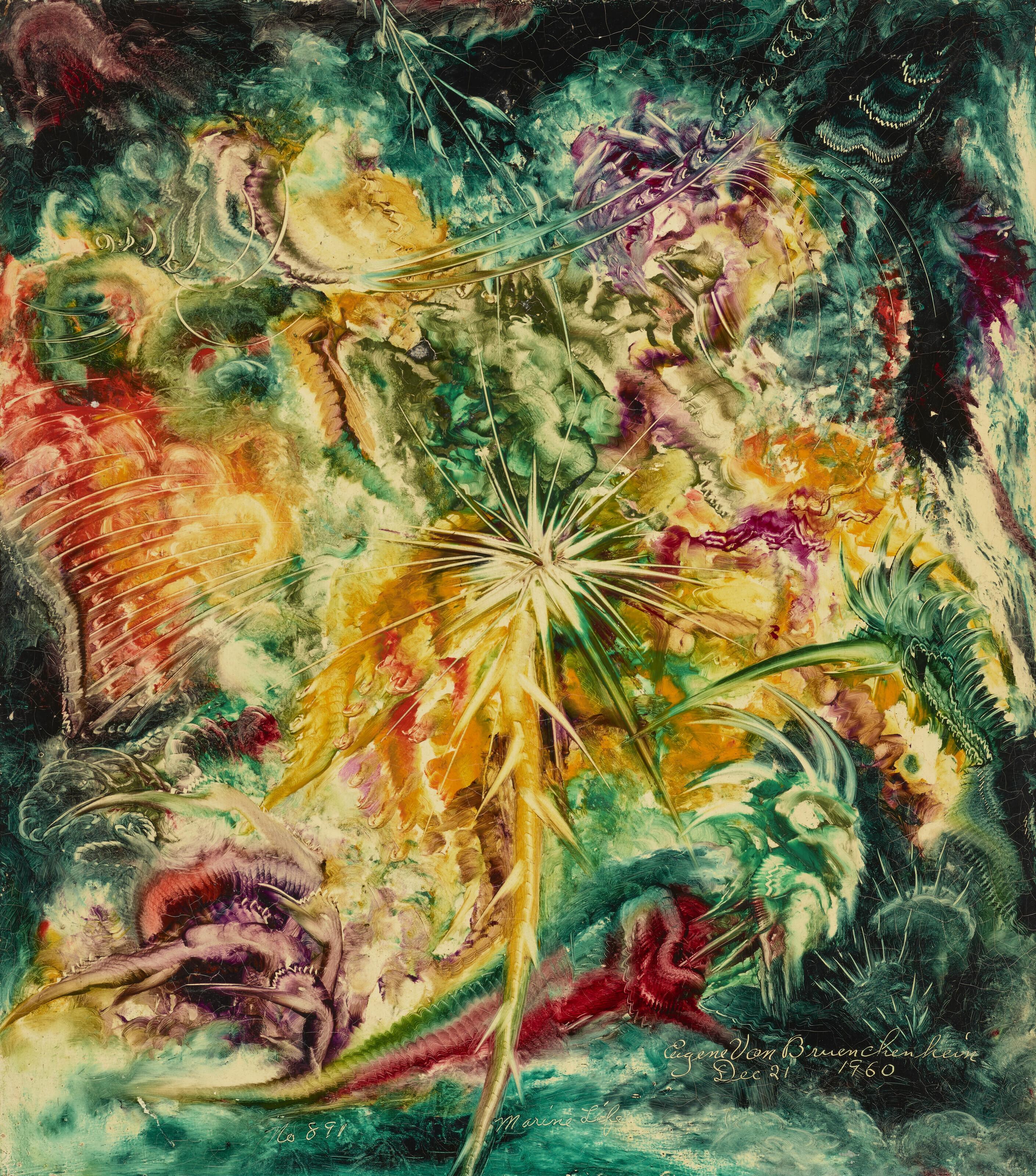 Eugene Von Bruenchenhein - Marine Life (No. 891)