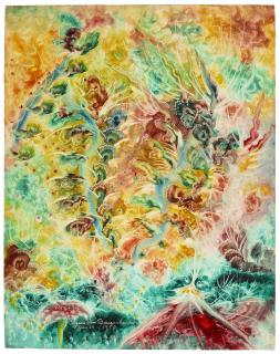 Eugene Von Bruenchenhein - Untitled (Jan 26-1958), 1958