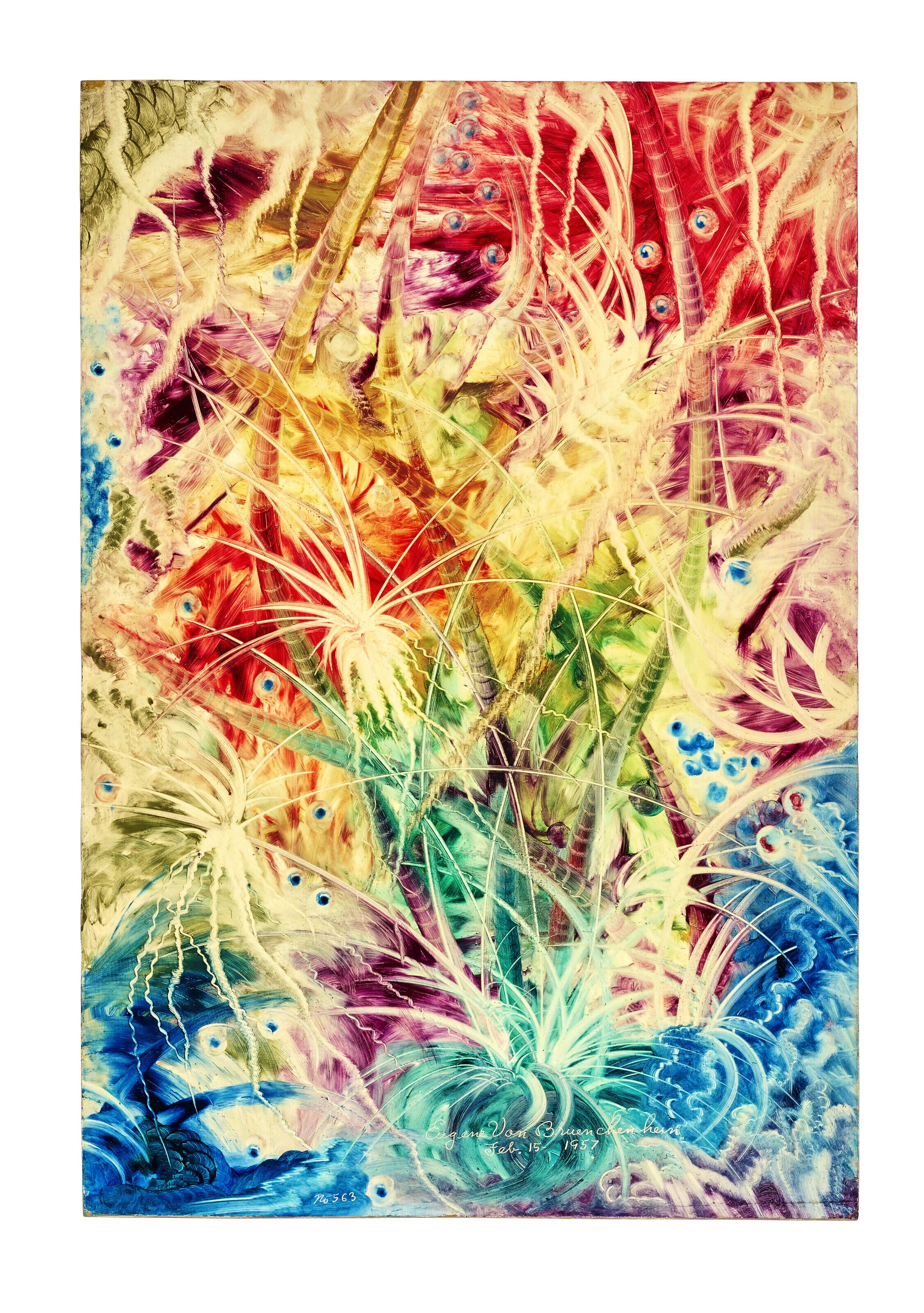 Eugene von Bruenchenhein - Untitled (no. 563)