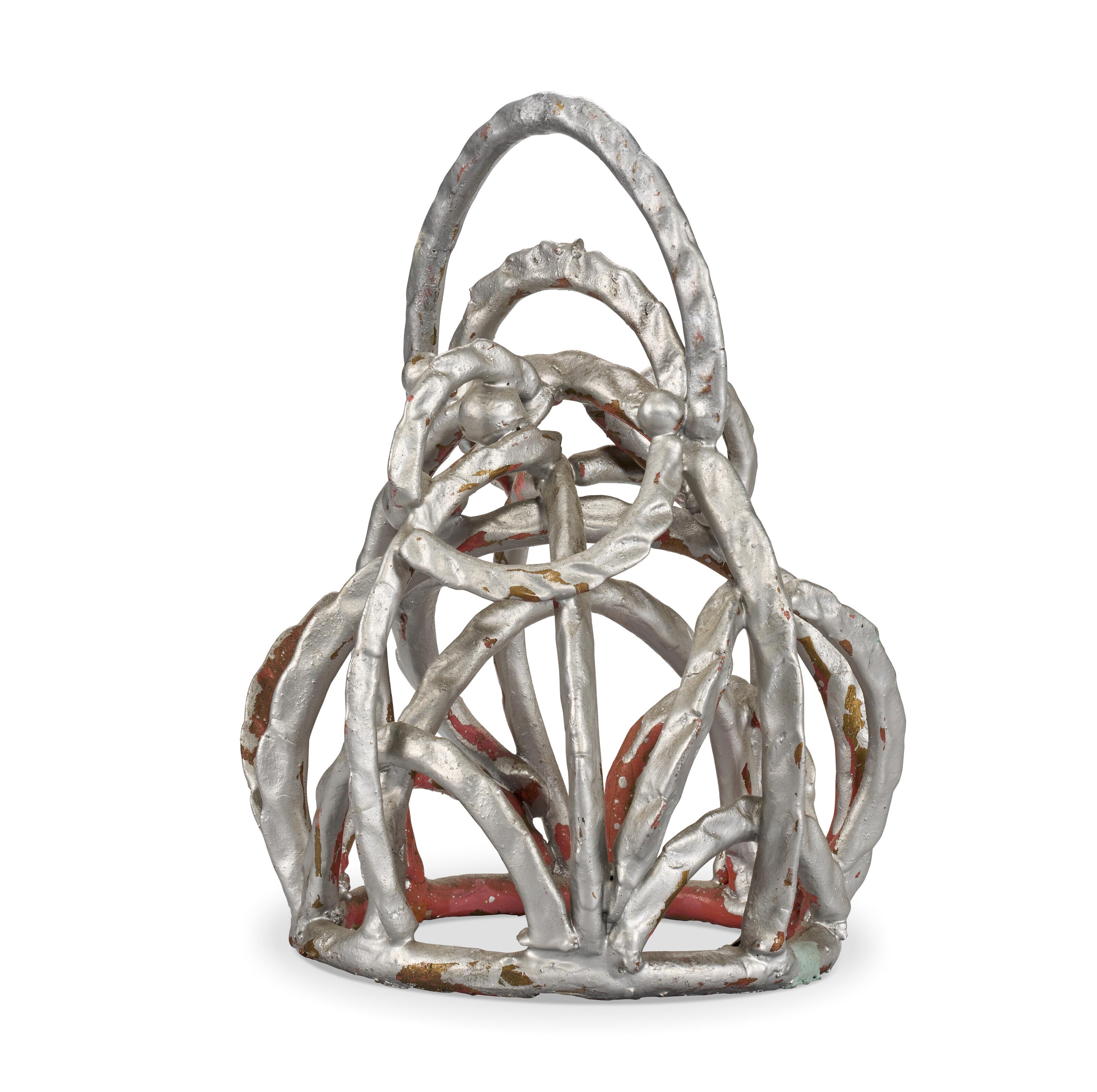 Eugene Von Bruenchenhein - Untitled (Silver Vessel)